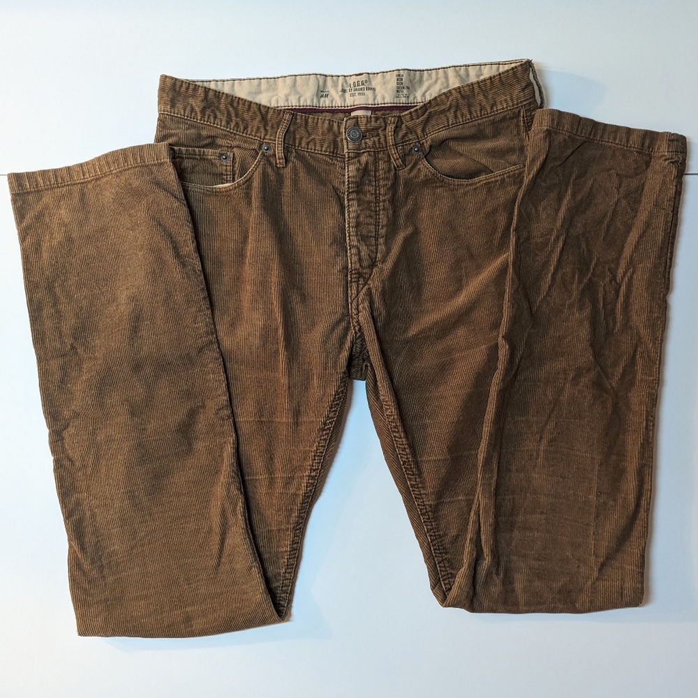 H&M Slim Fit Corduroy Jeans